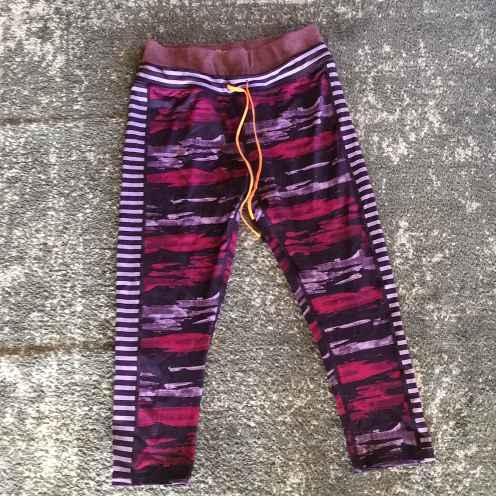 Purple champion workout legging capris